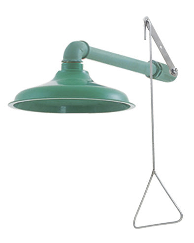 Ducha de emergéncia en acero galvanizado con accionamiento manual c009 - Ferrelam