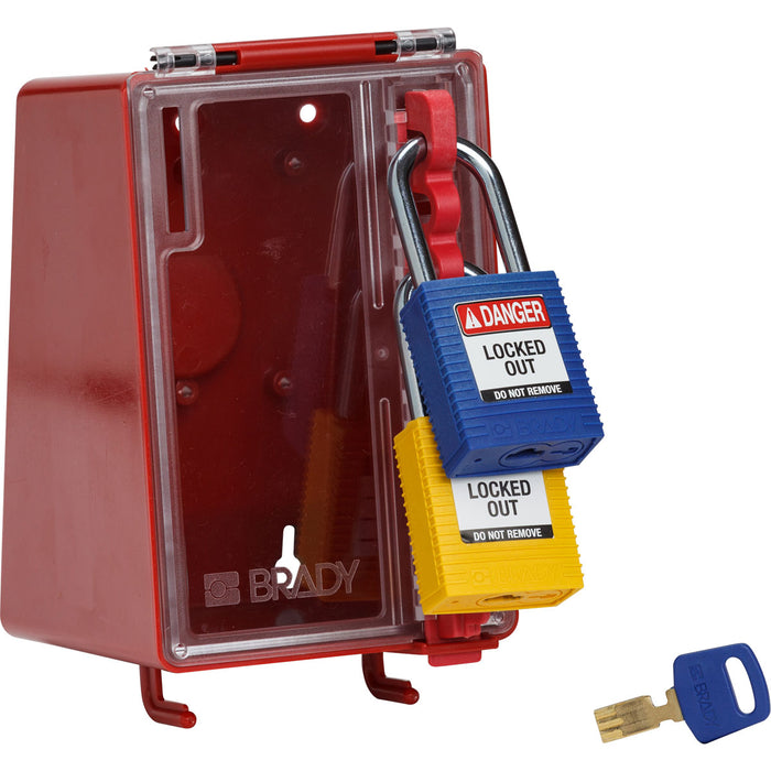 Brady 50938 | Mini Wall Lock Box — Caja de bloqueo grupal