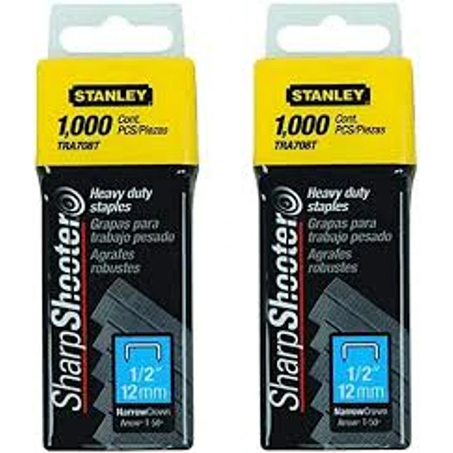Ganchos para Grapadora 1/2" Paquete X 1000 Ref G001 - STANLEY