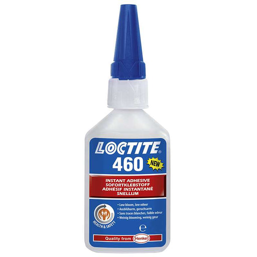 LOCTITE 460 20 GR. Antes: LOCTITE PRISMA 460 X 20 G ADHESIÓN INSTANTANEA DE METALES, PLASTICOS, CAUCHOS Y SUPERFICIES POROSAS - Ferrelam