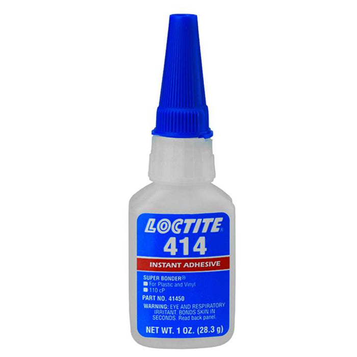 LOCTITE 414 BO 1OZ EN Antes: LOCTITE 414 SBONDER X 28.3 g  (1 OZ) ADHESIÓN INSTANTANEA DE METALES, PLASTICOS, CAUCHOS Y SUPERFICIES POROSAS - Ferrelam
