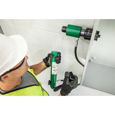 Kit de Sacabocado Hidráulico de 11 ton con bomba manual y Slug-Buster® de 1/2" - 4" GREENLEE