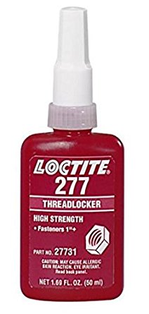 LOCTITE 277 X 50 ml TRABAJO, FIJADO, SELLADO DE TUERCAS, TORNILLOS, PRISIONEROS Y PARTES ROSCADAS - Ferrelam