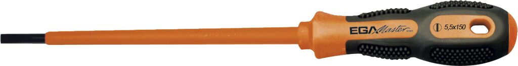 Destornillador Pala Aislado Electricista 1000V 5,5 X 150 MM REF 76624 - EGA MASTER
