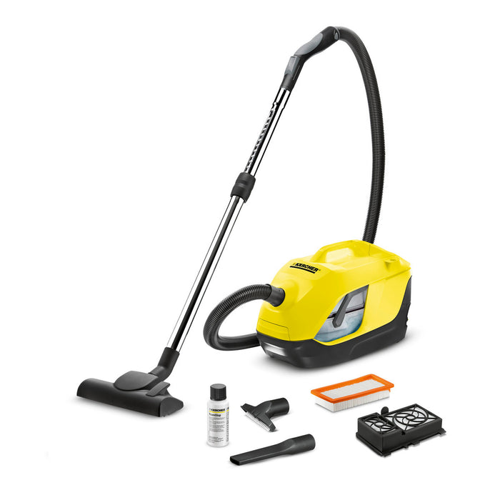 KARCHER ASPIRADORA PARA SECO, CON FILTRO DE AGUA Y FILTRO HEPA, ANTIALERGICA. - Ferrelam