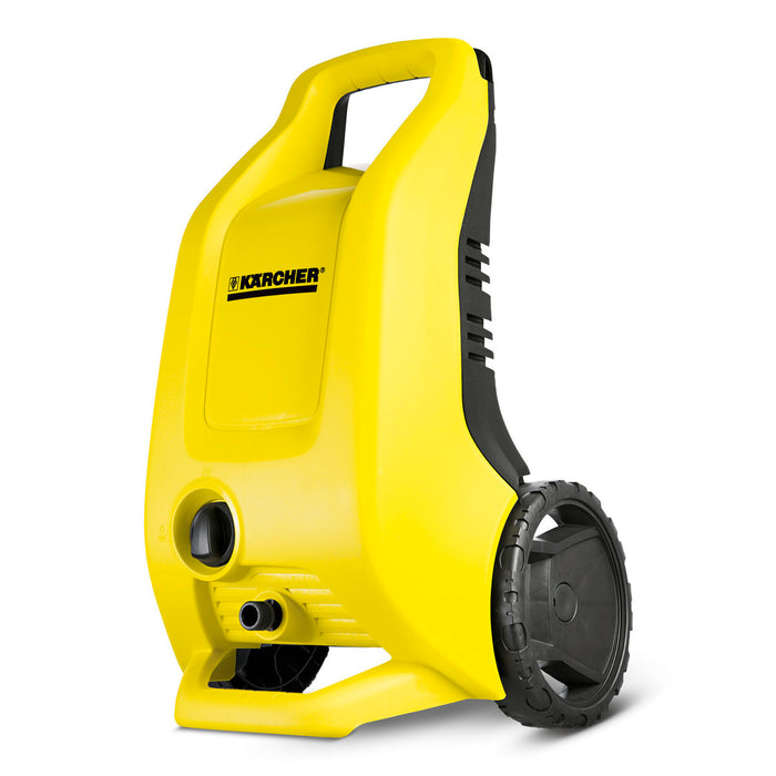 KARCHER HIDROLAVADORAS DE  ALTA PRESIÓN USO HOGAR MOTOR ELÉCTRICO, 1600 PSI, 280 L/H. INCLUYE ESPUMADOR, LANZA TURBO Y LANZA VARIO. - Ferrelam