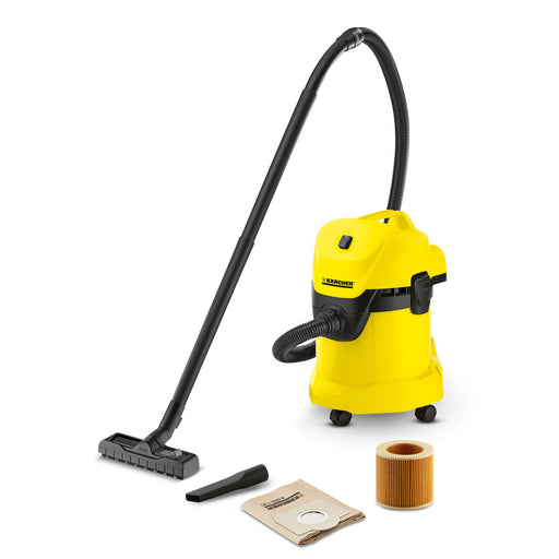 KARCHER ASPIRADORAS USO HOGAR DE  SECO Y LÍQUIDOS, CAPACIDAD DEL CONTENEDOR 17 L, FUNCION DE SOPLADO, 180 AIR  WATT. - Ferrelam