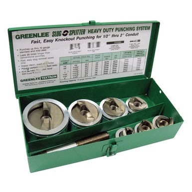JUEGO DE SACABOCADOS HIDRÁULICO CAT GREENLEE