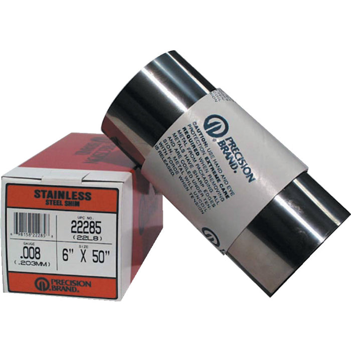 SHIM INOX .031 X 12" X 50" 2 Láminas X 24" - PRECISION BRAND