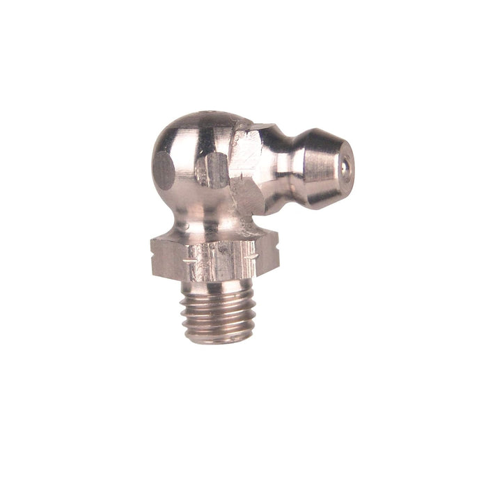Grasera Alemite 1923-S acero inoxidable, ángulo de 90 grados, 1/8" PTF SAE SP corto, 1/8" PTF