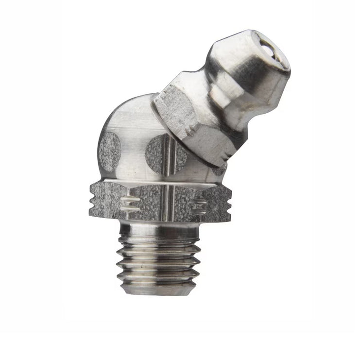 Grasera Ref 1968-S codo 45° 1/4" Acero Inox - Ferrelam