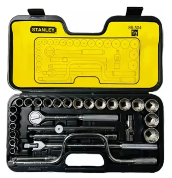Juego de Copas CDTE 1/2" 10 MM A 32 MM X 29 Piezas Stanley REF 86504