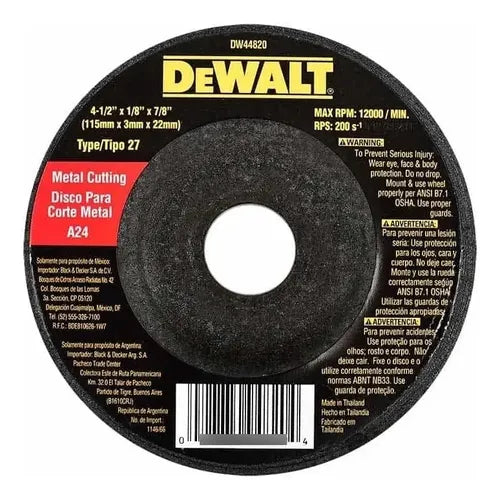 DEWALT DISCO MAMP 4-1/2" X 1/8 X 7/8" REF.  DW44920