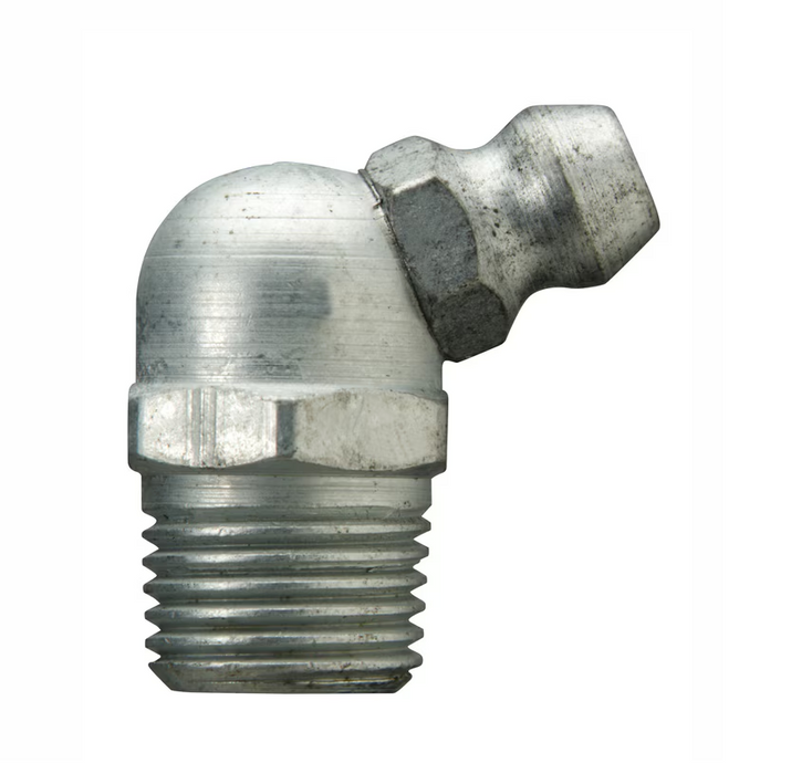 Grasera 65° de acero estándar PTF de 1/8 Alemite