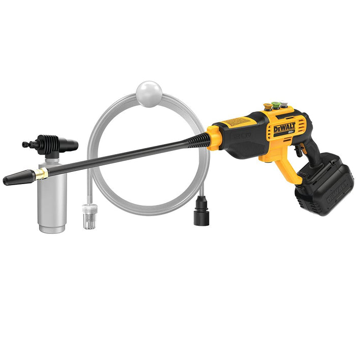 DEWALT DCPW550P1 HIDROLAVADORA INALAMBRICA 550PSI 1.0GPM + BATERIA Y CARGADOR