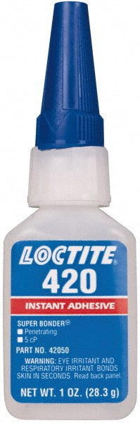 LOCTITE 420 28.4 GR Before: LOCTITE 420 SBONDER X 28.3 G (1 OZ) INSTANT ADHESION TO METALS, PLASTICS, RUBBER AND POROUS SURFACES