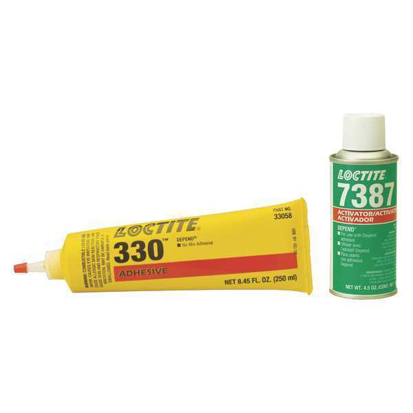 LOCTITE AA 330 KT 250ML STRUCTURAL ADHESION TO GLASS, METALS, MARBLE AND POROUS SUBSTRATES