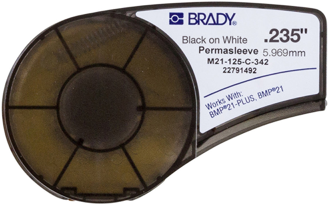 BRADY PERMASLEEVE CABLE HEAT SHRINK MARKERS